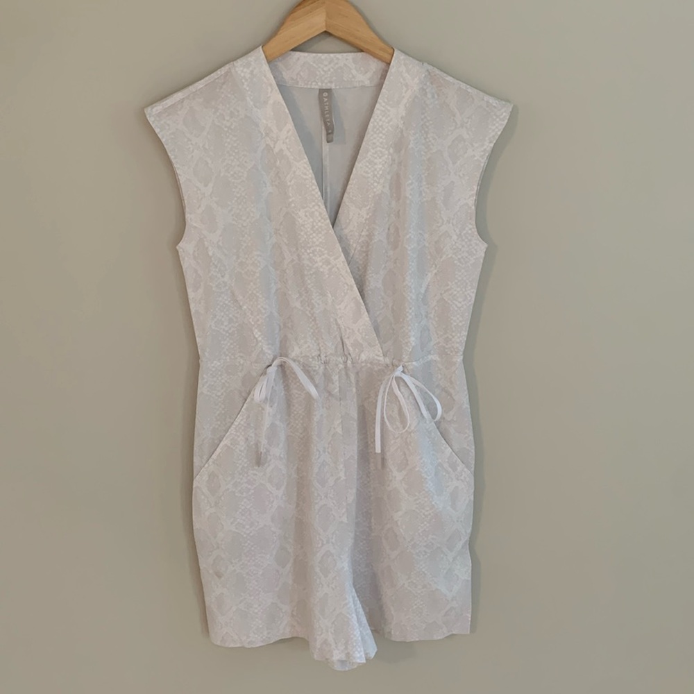 Athleta Marlow Snakeskin Print Romper